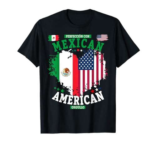 Mexikanische amerikanische Wurzel-Outfit-Idee für Kinder und Mexiko-Flagge T-Shirt von Mexican Hispanic Heritage Month Ideas for Women