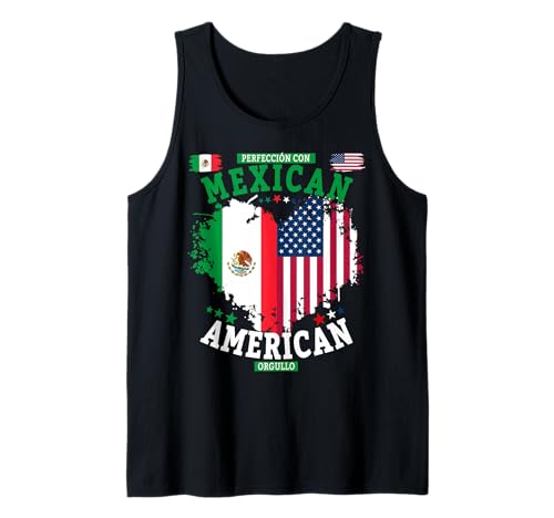 Mexikanische amerikanische Wurzel-Outfit-Idee für Kinder und Mexiko-Flagge Tank Top von Mexican Hispanic Heritage Month Ideas for Women