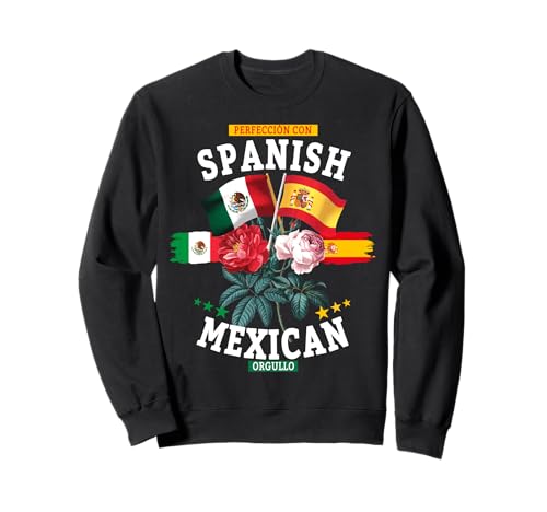 Spanische mexikanische Wurzel-Outfit-Idee für Kinder und España-Flagge Sweatshirt von Mexican Hispanic Heritage Month Ideas for Women
