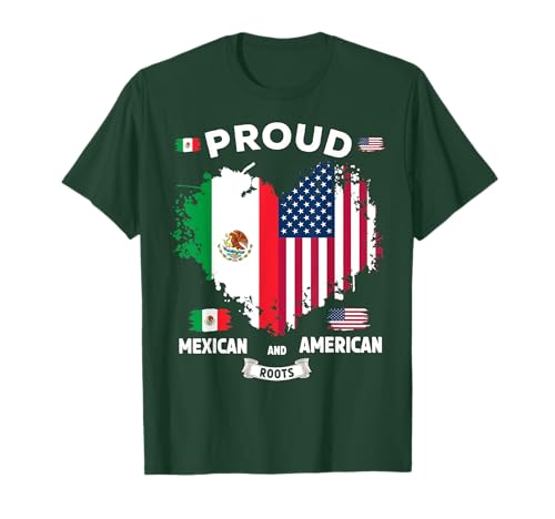 Mexikanische amerikanische Flagge, Outfit-Idee für Frauen und Mexiko-Flagge T-Shirt von Mexican Independence Day Accessories Idea For Kids