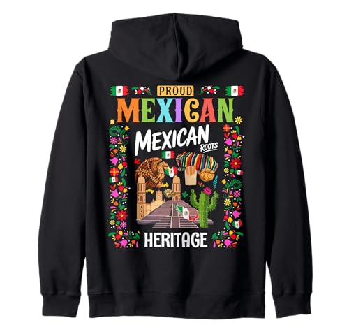 Mexikanisches Erbe Kostüm Outfit Idee für Kinder & Mexiko Flagge Kapuzenjacke von Mexican Independence Day Costume Idea For Toddlers