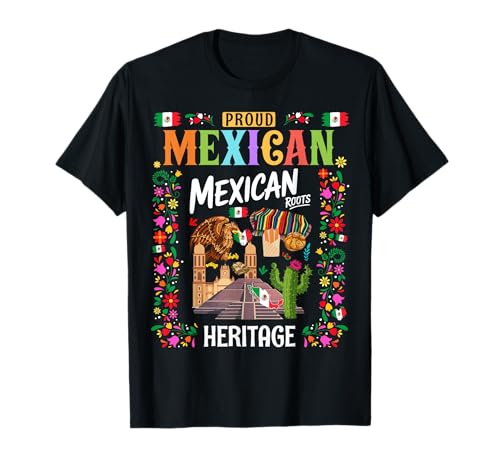 Mexikanisches Erbe Kostüm Outfit Idee für Kinder & Mexiko Flagge T-Shirt von Mexican Independence Day Costume Idea For Toddlers