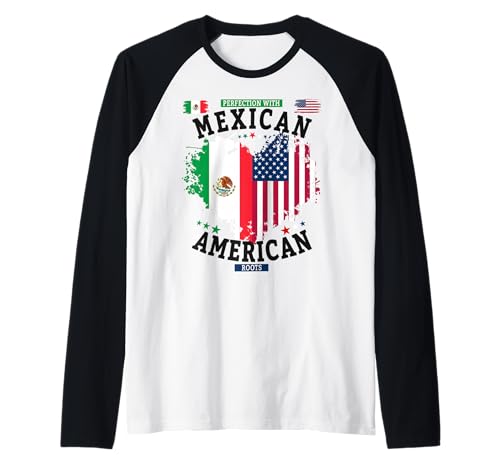 Mexikanische amerikanische Wurzeln, Outfit-Idee für Frauen und Mexiko-Flagge Raglan von Mexican Independence Day Costume Ideas For Kids