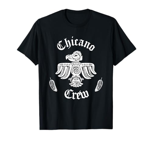 Chicano Crew Shirt | Mexikanisches Huelga Bird Shirt Herren Chicano T-Shirt Chicano Crew Shirt | Mexikanisches Huelga Bird Shirt Herren Chicano T-Shirt von Mexican Pride Chicano Shirts