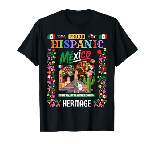 Mexiko-Themen-Outfit-Idee für Kinder und Mexikanische Flagge T-Shirt von Mexican Theme Hispanic Heritage Month Women Ideas
