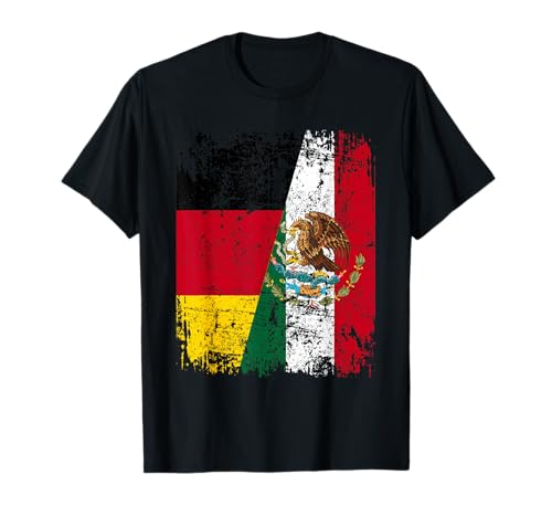MEXIKO DEUTSCHLAND Flagge | Damen Herren Kinder | MEXIKO T-Shirt von Mexico Family Shop