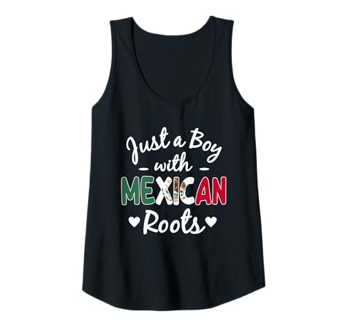 Damen Nur EIN Junge mit mexikanischen Wurzeln Mexico Latino Men Pride Tank Top Damen Nur EIN Junge mit mexikanischen Wurzeln Mexico Latino Men Pride Tank Top von Mexico Flag Designs Proud Mexican Roots