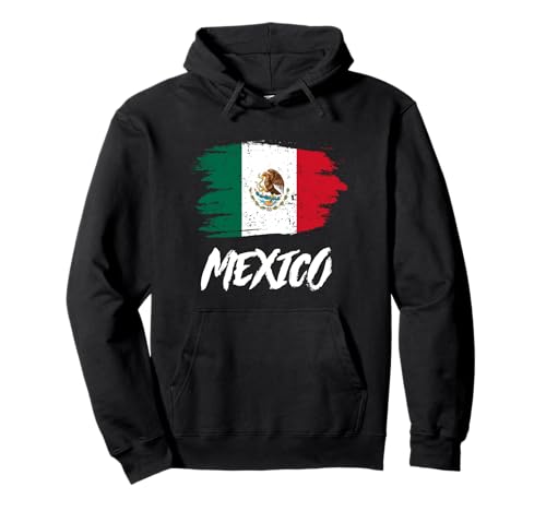 Mexico Flagge Mexiko Fahne Urlaub Geschenk Pullover Hoodie von Mexico Geschenke & Co.