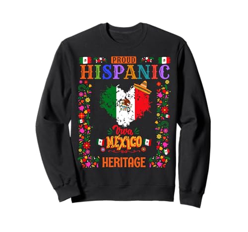 Mexikanisches Erbe Kostüm Outfit Idee für Frauen & Mexiko Flagge Sweatshirt Mexikanisches Erbe Kostüm Outfit Idee für Frauen & Mexiko Flagge Sweatshirt von Mexico Independence Day Outfit Ideas For Kids