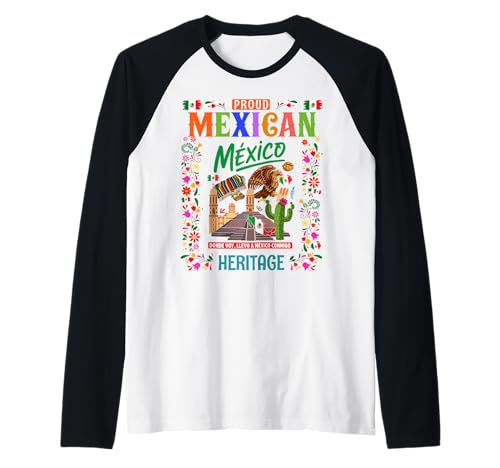 Mexikanisches Erbe Kostüm Outfit Idee für Kinder & Mexiko Flagge Raglan Mexikanisches Erbe Kostüm Outfit Idee für Kinder & Mexiko Flagge Raglan von Mexico Independence Day Outfit Ideas For Kids