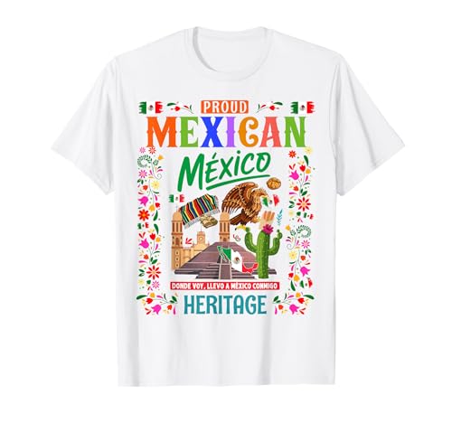 Mexikanische Kultur Themed Outfit Idee für Kinder & Mexiko Flagge T-Shirt von Mexico Independence Day Outfit Ideas For Women