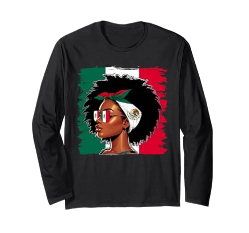 Mexikanisches Mädchen Mexiko Flagge Stolze Mexikanische Frauen Langarmshirt Mexikanisches Mädchen Mexiko Flagge Stolze Mexikanische Frauen Langarmshirt von Mexico for Girls and Women Mexican Outfit