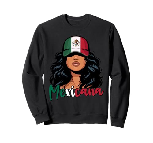 Mexikanisches Mädchen Mexiko Flagge Stolze Mexikanische Frauen Sweatshirt Mexikanisches Mädchen Mexiko Flagge Stolze Mexikanische Frauen Sweatshirt von Mexico for Girls and Women Mexican Outfit