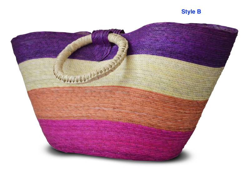 Gestreifte Strandhandtasche Gestreifte Strandhandtasche von Mexico2Us