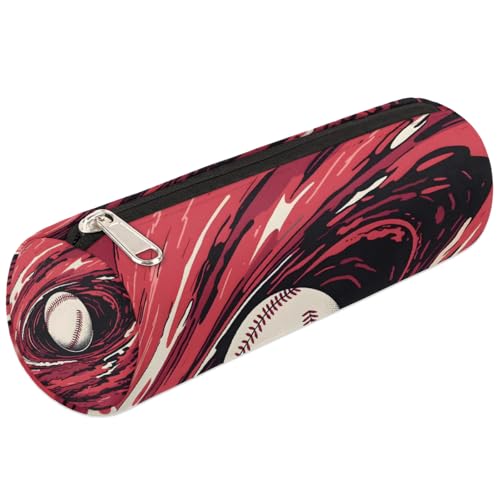 Baseball-Federmäppchen, Vortex, Schulbedarf, Tasche für Mädchen, Jungen, Teenager, Frauen, Make-up-Pinseltasche Baseball-Federmäppchen, Vortex, Schulbedarf, Tasche für Mädchen, Jungen, Teenager, Frauen, Make-up-Pinseltasche von Mexpekil