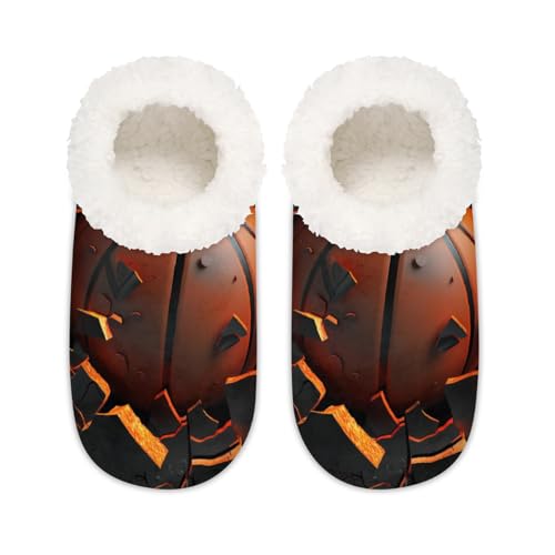 Hausschuhe mit Baseball-Muster für Damen und Herren, Sport, Basketball, Memory-Schaum, Hausschuhe, Socken, multi, 6/6.5 UK Wide von Mexpekil