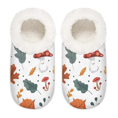 Herbst-Kürbis-Hausschuhe für Damen und Herren, Memory-Schaum, Hausschuhe, Slipper-Socken, multi, 9/10.5 UK Wide von Mexpekil