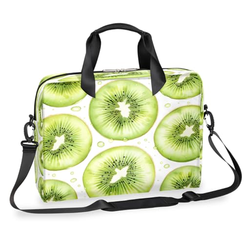 Kiwifruit Laptop-Aktentasche für Herren und Damen, 15,7 Zoll Business-Computertasche mit abnehmbarem Schultergurt, Laptoptasche, Messenger-Aktentasche von Mexpekil