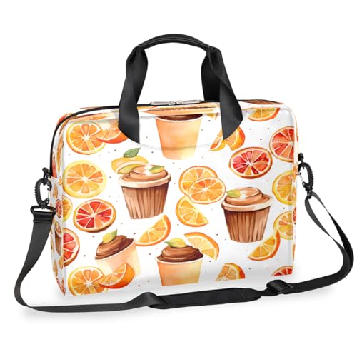 Laptop-Aktentasche für Herren und Damen, 15,7 Zoll (39,9 cm), mit abnehmbarem Schultergurt, Laptoptasche, Messenger-Aktentasche, Zitronengelb von Mexpekil