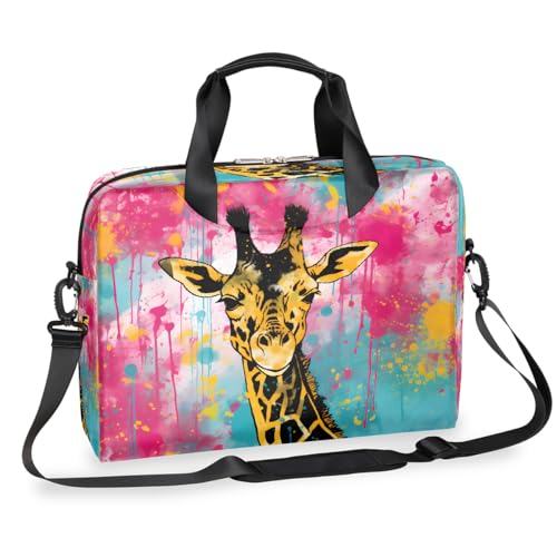 Laptop-Aktentasche für Herren und Damen, 39,7 cm (15,7 Zoll), mit abnehmbarem Schultergurt, Laptoptasche, Kuriertasche, Aktentasche von Mexpekil