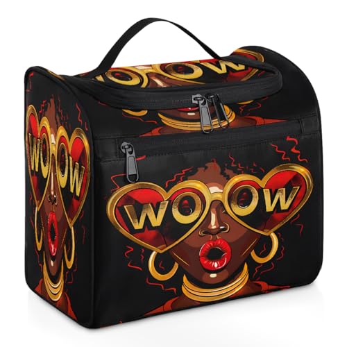 Mexpekil Cooler Kulturbeutel zum Aufhängen, für Damen und Herren, groß, wasserdicht, Make-up, Kosmetik, Kulturbeutel für Reisen, mehrfarbig, 10.2 x 6.5 x 9.2 inches, Kulturbeutel von Mexpekil