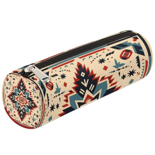 Mexpekil Ethnisches Azteken-Mandala-Federmäppchen für Mädchen und Jungen, Schreibwaren-Beutel, Organizer, kleine Schulbedarf-Tasche für Studenten, Büro Mexpekil Ethnisches Azteken-Mandala-Federmäppchen für Mädchen und Jungen, Schreibwaren-Beutel, Organizer, kleine Schulbedarf-Tasche für Studenten, Büro von Mexpekil