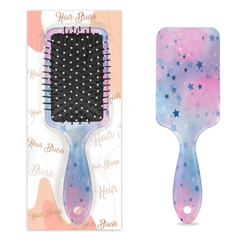 Mexpekil Fantasy Stars Pattern Detangling Paddle Hair Brush Wet Dry Hair Brushes Massage Air Cushion Comb for ID Girls Women Men Mexpekil Fantasy Stars Pattern Detangling Paddle Hair Brush Wet Dry Hair Brushes Massage Air Cushion Comb for ID Girls Women Men von Mexpekil