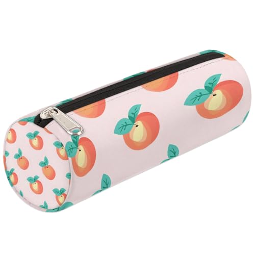 Mexpekil Federmäppchen, bunt, pfirsichfarben, für Mädchen, Jungen, Teenager, Frauen, Make-up-Pinseltasche von Mexpekil