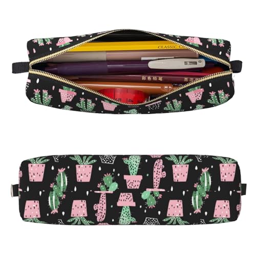 Mexpekil Federmäppchen aus Leder für Mädchen und Jungen, kleine Stift-Organizer-Tasche, Reißverschluss, schmal, Mehrzweck-Tasche für Schulbedarf, Kinder und Erwachsene, Kaktus, Rosa, Grün Mexpekil Federmäppchen aus Leder für Mädchen und Jungen, kleine Stift-Organizer-Tasche, Reißverschluss, schmal, Mehrzweck-Tasche für Schulbedarf, Kinder und Erwachsene, Kaktus, Rosa, Grün von Mexpekil