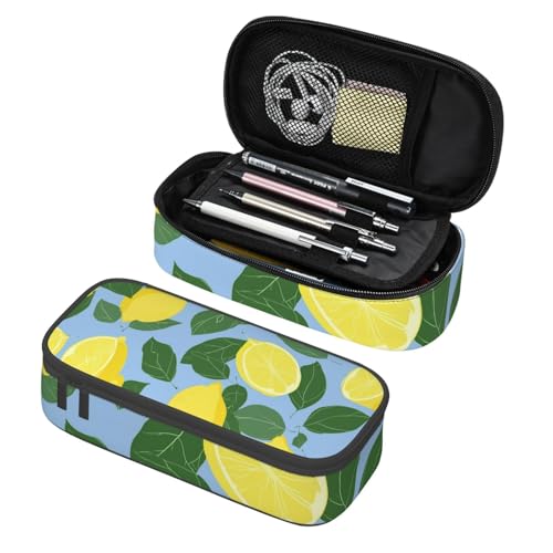 Mexpekil Federmäppchen für Mädchen und Jungen, mit Fächern, große Stift-Organizer-Tasche, Reißverschluss, Mehrzweck-Tasche für Schulbedarf, Make-up, Kosmetik, Kinder, Erwachsene, Gelbes Mexpekil Federmäppchen für Mädchen und Jungen, mit Fächern, große Stift-Organizer-Tasche, Reißverschluss, Mehrzweck-Tasche für Schulbedarf, Make-up, Kosmetik, Kinder, Erwachsene, Gelbes von Mexpekil