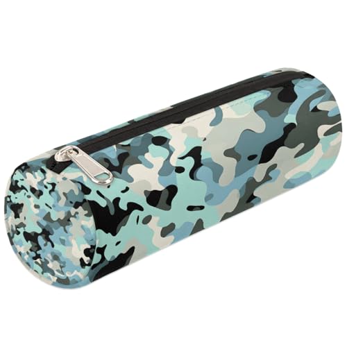 Mexpekil Federmäppchen in Camouflage-Farbe, Schulbedarf, Tasche für Mädchen, Jungen, Teenager, Frauen, Make-up-Pinseltasche Mexpekil Federmäppchen in Camouflage-Farbe, Schulbedarf, Tasche für Mädchen, Jungen, Teenager, Frauen, Make-up-Pinseltasche von Mexpekil