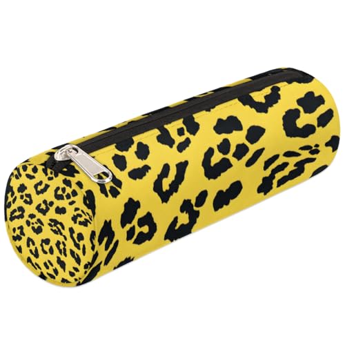 Mexpekil Federmäppchen mit Leopardenmuster, Gelb, für Mädchen und Jungen, Schreibwaren-Beutel, Organizer, kleine Schulbedarf-Tasche für Studenten, Büro Mexpekil Federmäppchen mit Leopardenmuster, Gelb, für Mädchen und Jungen, Schreibwaren-Beutel, Organizer, kleine Schulbedarf-Tasche für Studenten, Büro von Mexpekil