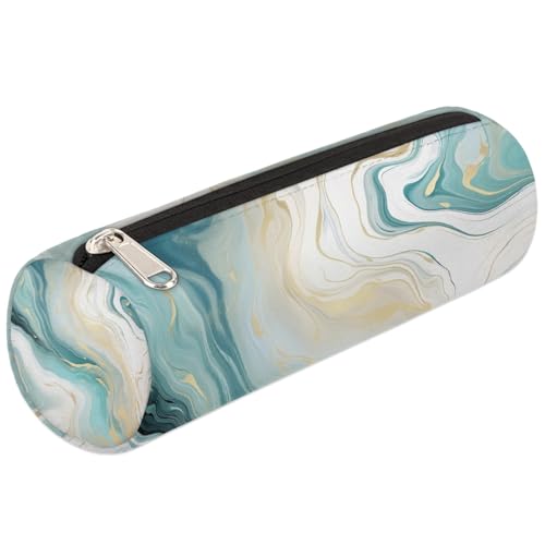 Mexpekil Federmäppchen mit Marmor, für Mädchen, Jungen, Teenager, Damen, Make-up-Pinseltasche, Blaugrün, Türkis, Beige, Grau Mexpekil Federmäppchen mit Marmor, für Mädchen, Jungen, Teenager, Damen, Make-up-Pinseltasche, Blaugrün, Türkis, Beige, Grau von Mexpekil