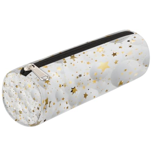 Mexpekil Federmäppchen mit Pailletten, goldfarben, für Mädchen, Jungen, Teenager, Frauen, Make-up-Pinseltasche von Mexpekil