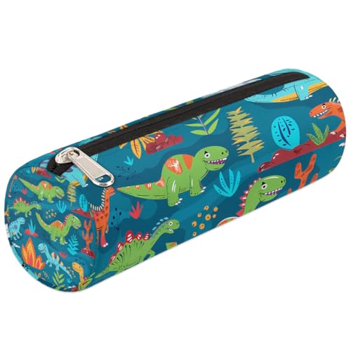Mexpekil Federmäppchen mit buntem Tier-Dinosaurier-Motiv, für Mädchen und Jungen, Schreibwaren-Organizer, kleine Schulbedarf-Tasche für Studenten, Büro von Mexpekil