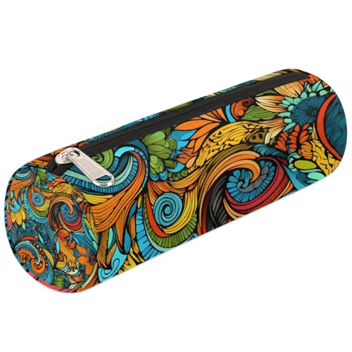 Mexpekil Federmäppchen mit künstlerischem Bohemian-Muster, Schulbedarf, Tasche für Mädchen, Jungen, Teenager, Frauen, Make-up-Pinseltasche Mexpekil Federmäppchen mit künstlerischem Bohemian-Muster, Schulbedarf, Tasche für Mädchen, Jungen, Teenager, Frauen, Make-up-Pinseltasche von Mexpekil