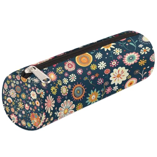 Mexpekil Federmäppchen mit rundem Blütenblatt, Schulbedarf, Tasche für Mädchen, Jungen, Teenager, Frauen, Make-up-Pinseltasche Mexpekil Federmäppchen mit rundem Blütenblatt, Schulbedarf, Tasche für Mädchen, Jungen, Teenager, Frauen, Make-up-Pinseltasche von Mexpekil