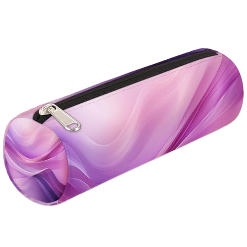Mexpekil Federmäppchen mit weichem Liniendruck, für Mädchen, Jungen, Teenager, Frauen, Make-up-Pinseltasche, Violett von Mexpekil
