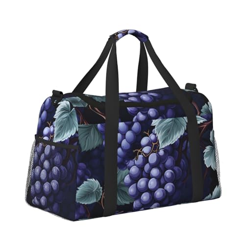 Mexpekil Grape Seesack, Handgepäck, wasserdicht, Sport, Fitnessstudio, Tanztasche, groß, Wochenendtasche, Übernachtungstasche, faltbar, Reisetasche für Damen und Herren, grape, Einheitsgröße Mexpekil Grape Seesack, Handgepäck, wasserdicht, Sport, Fitnessstudio, Tanztasche, groß, Wochenendtasche, Übernachtungstasche, faltbar, Reisetasche für Damen und Herren, grape, Einheitsgröße von Mexpekil