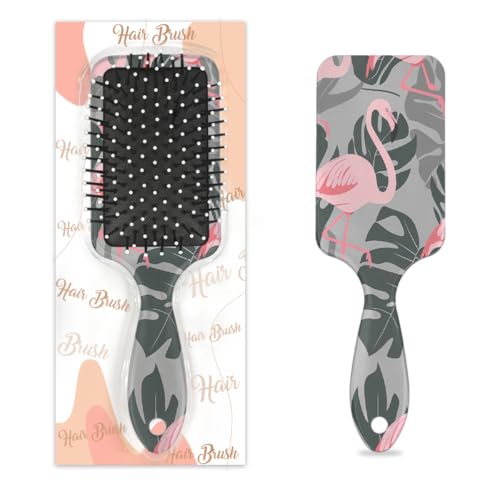 Mexpekil Haarbürste, zum Entwirren von nassen und trockenen Haaren, Massage-Luftkissen-Kamm für Mädchen, Damen, Herren, Grau von Mexpekil