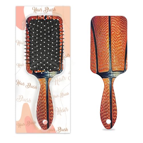 Mexpekil Haarbürste mit Basketball-Texturmuster, zum Entwirren, für nasse und trockene Haare, Massage-Luftkissen-Kamm für Mädchen, Damen, Herren von Mexpekil
