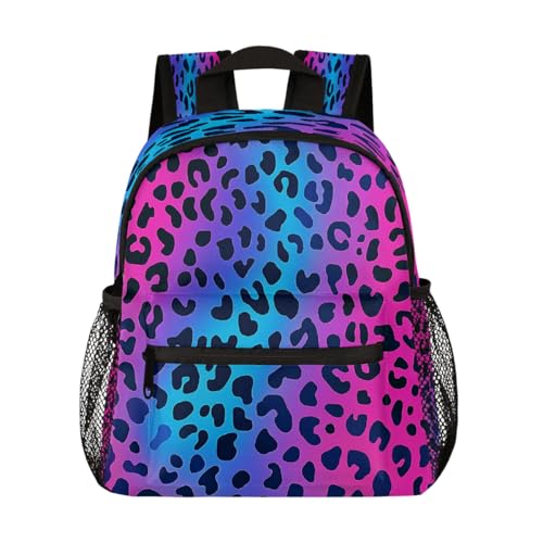 Mexpekil Kinder-Rucksack mit Brustgurt, Schultasche für Mädchen, Jungen, kleiner Rucksack, niedliche Kinderrucksäcke, Leopard Skin Neon Mexpekil Kinder-Rucksack mit Brustgurt, Schultasche für Mädchen, Jungen, kleiner Rucksack, niedliche Kinderrucksäcke, Leopard Skin Neon von Mexpekil