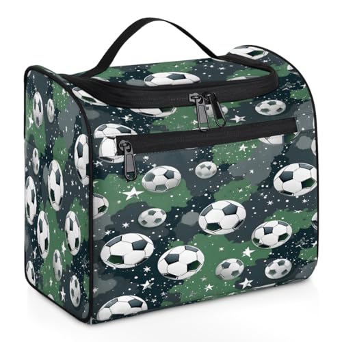 Mexpekil Kulturbeutel zum Aufhängen, für Damen, Herren, groß, wasserdicht, Make-up, Kosmetik, Kulturbeutel für Reisen, Grün, mehrfarbig, 10.2 x 6.5 x 9.2 inches, Kulturbeutel von Mexpekil