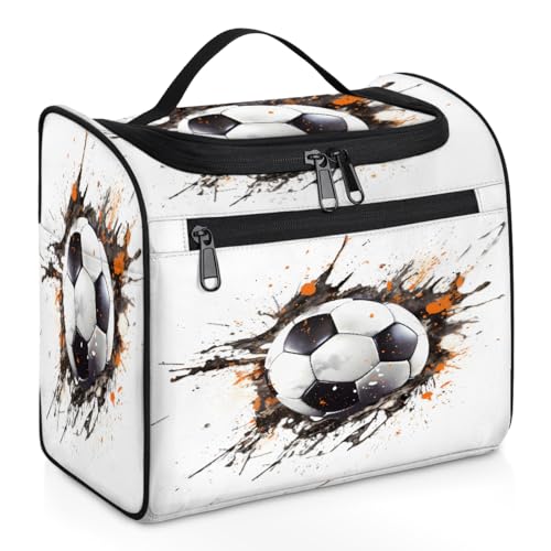 Mexpekil Kulturbeutel zum Aufhängen, für Damen und Herren, groß, wasserdicht, Make-up, Kosmetik, Kulturbeutel für Reisen, mehrfarbig, 10.2 x 6.5 x 9.2 inches, Kulturbeutel von Mexpekil