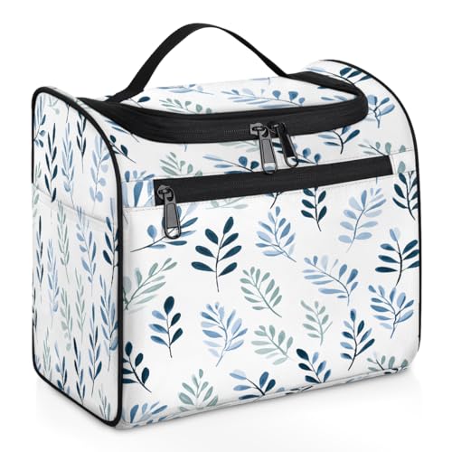 Mexpekil Kulturbeutel zum Aufhängen, für Damen und Herren, groß, wasserdicht, für Make-up, Kosmetik, Kulturbeutel für Reisen, Blau / Grün, mehrfarbig, 10.2 x 6.5 x 9.2 inches, Kulturbeutel von Mexpekil