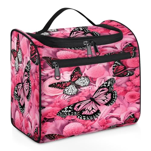 Mexpekil Kulturbeutel zum Aufhängen, für Damen und Herren, groß, wasserdicht, für Make-up, Kosmetik, Kulturbeutel für Reisen, mehrfarbig, 10.2 x 6.5 x 9.2 inches, Kulturbeutel von Mexpekil