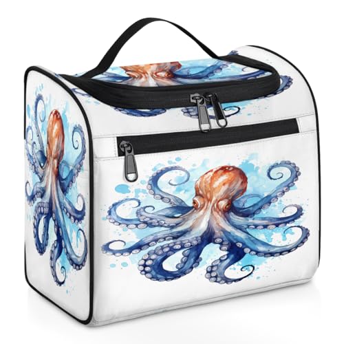 Mexpekil Kulturbeutel zum Aufhängen für Damen und Herren, groß, wasserdicht, für Make-up, Kosmetik, Kulturbeutel für Reisen, mehrfarbig, 10.2 x 6.5 x 9.2 inches, Kulturbeutel von Mexpekil