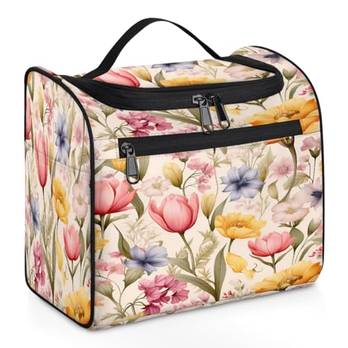 Mexpekil Kulturbeutel zum Aufhängen für Damen und Herren, groß, wasserdicht, für Make-up, Kosmetik, für Reisen, mehrfarbig, 10.2 x 6.5 x 9.2 inches, Kulturbeutel von Mexpekil