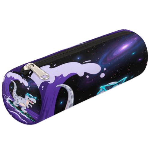 Mexpekil Lustiges Dinosaurier-Universum-Federmäppchen für Mädchen und Jungen, Schreibwaren-Beutel, Organizer, kleine Schulbedarf-Tasche für Studenten, Büro von Mexpekil