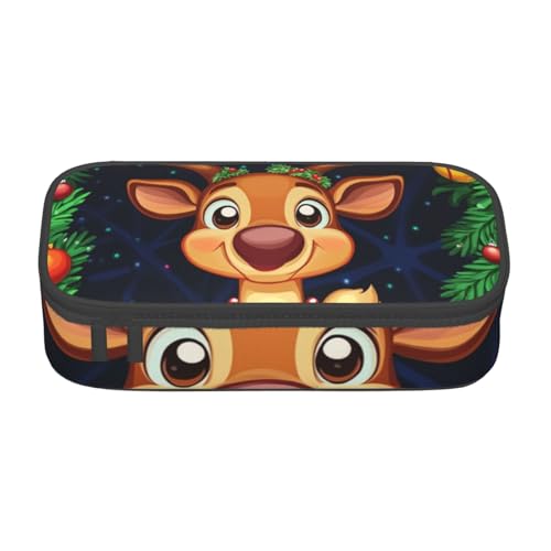 Mexpekil Merry Christmas Tree Socks Pattern Pencil Case for Girls Boys Pencil Bag Stationery Organizer with Compartments School Supply Bag for Students Office, Niedliches von Mexpekil